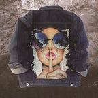 Classic Casual Denim Jacket in Blue