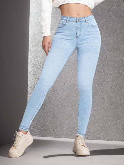Contour High-Waist Skinny Jeans