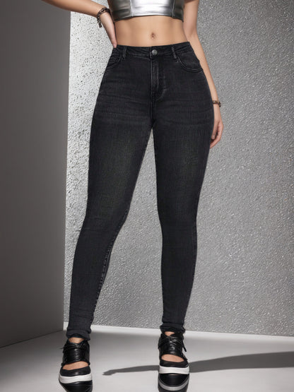 Contour High-Waist Skinny Jeans