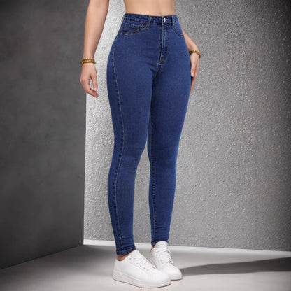 High-Waist Tummy-Control Skinny Jeans