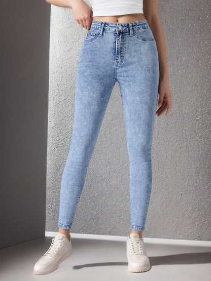 High-Waist Tummy-Control Skinny Jeans