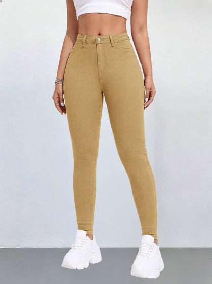 High-Waist Tummy-Control Skinny Jeans