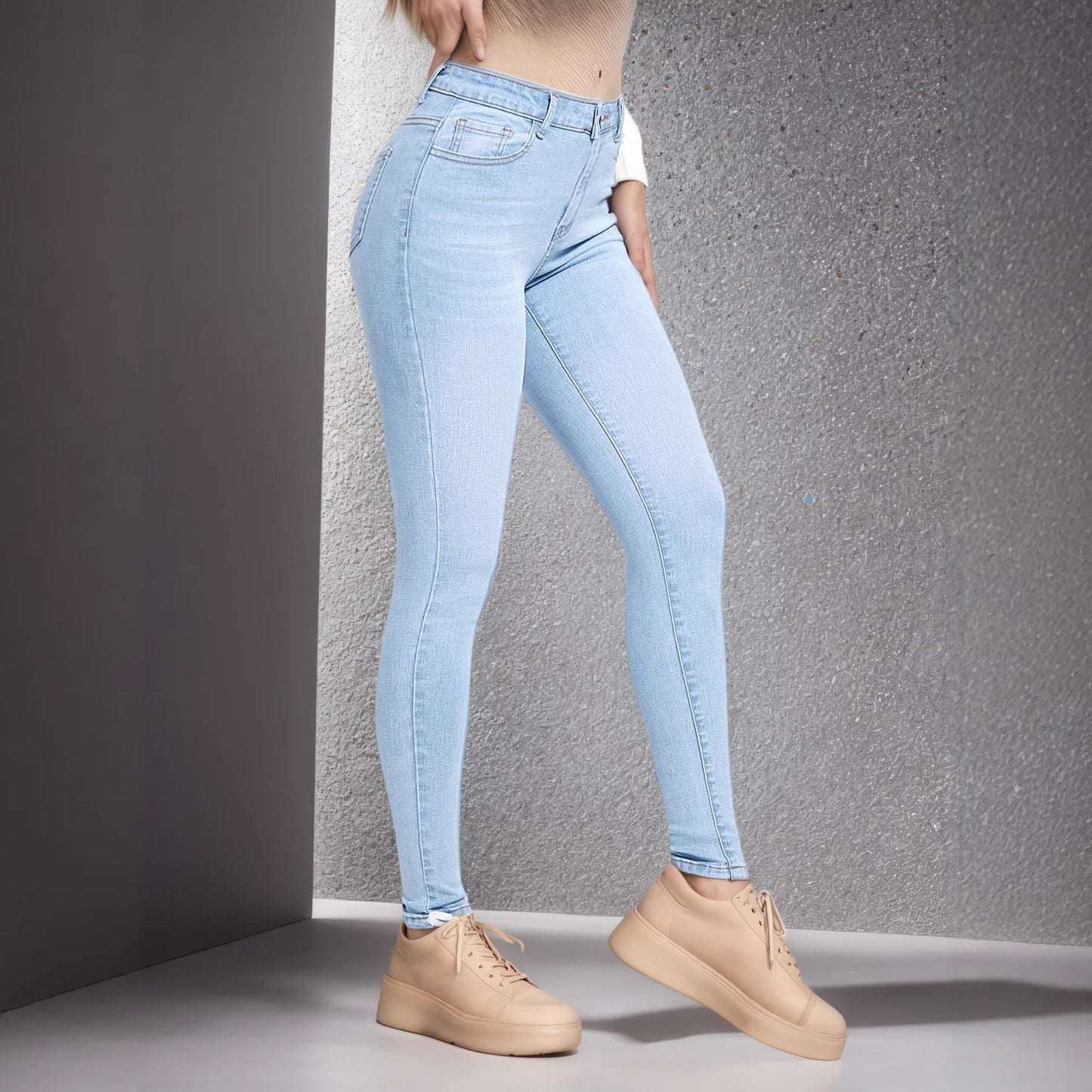Contour High-Waist Skinny Jeans