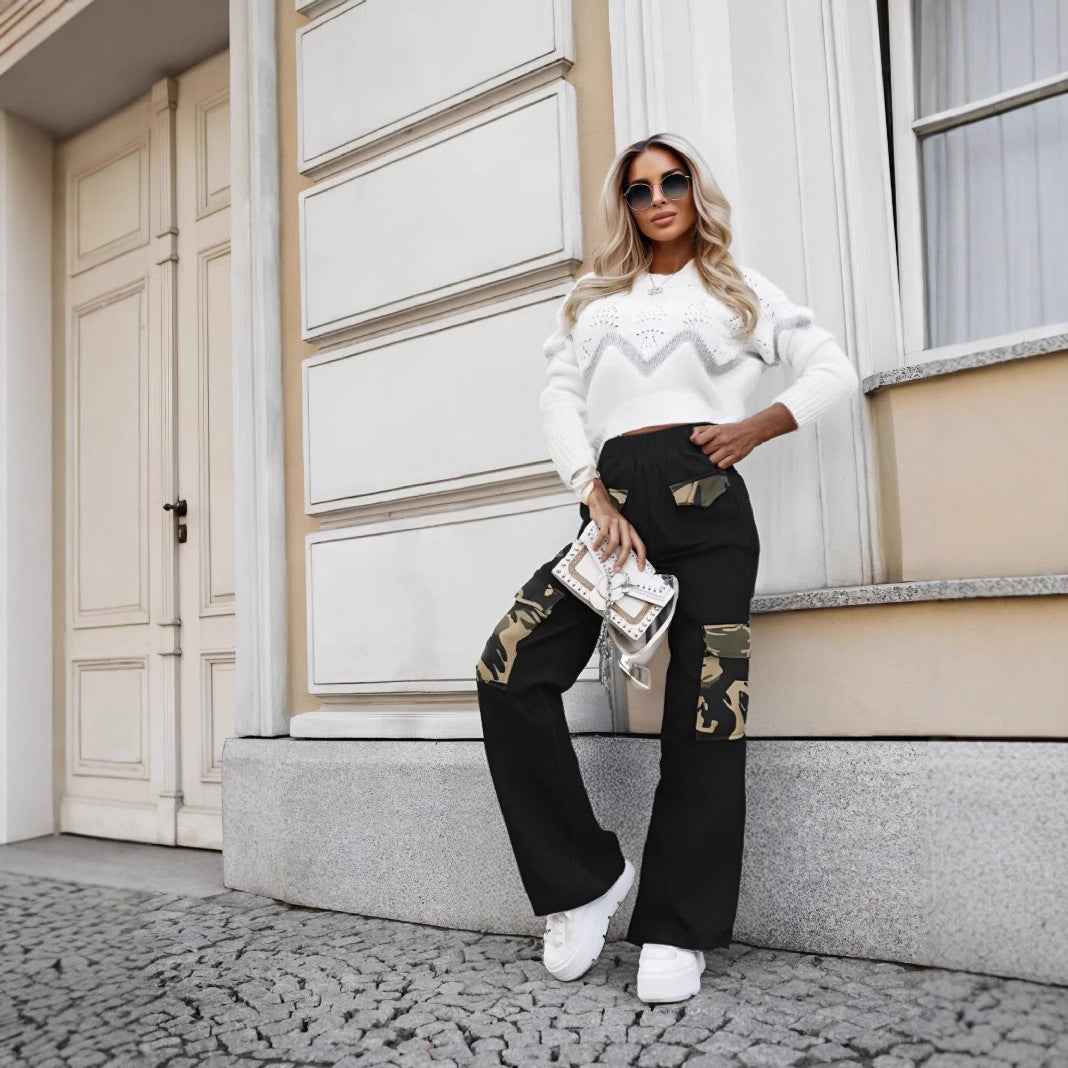 High Street Fashion with Camo Stitching