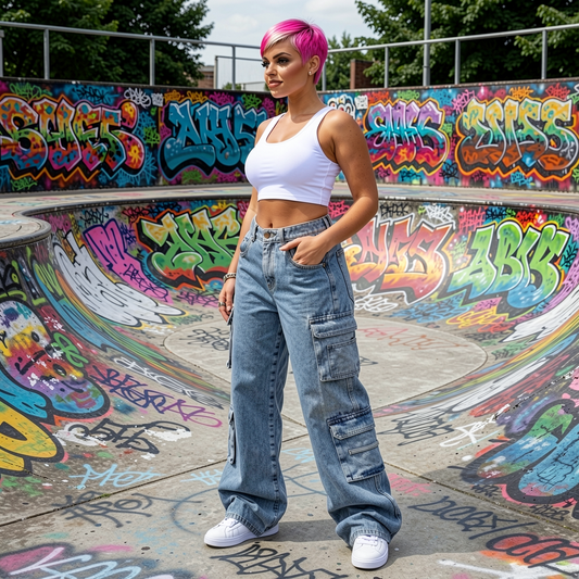 Jeanity Denim – Baggy Straight Leg Cargo Jeans – JeanityDenimBaggyStraightLegCargoJeansBack20260526025724png
