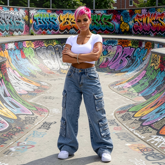 Jeanity Denim – Baggy Straight Leg Cargo Jeans – JeanityDenimBaggyStraightLegCargoJeansFront20260526025541png