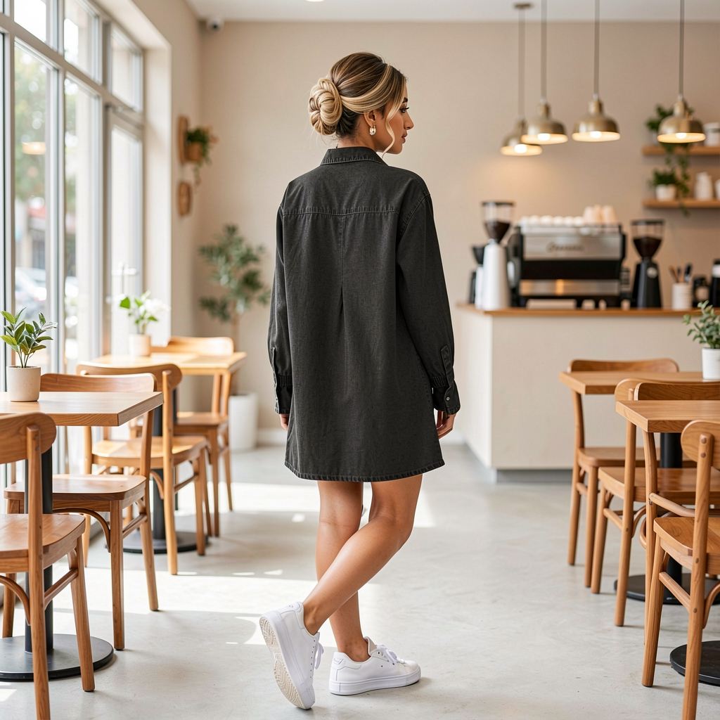 Jeanity Denim – Bell Sleeve A-Line Denim Dress – JeanityDenimBellSleeveALineDenimDressFlat20260528034826png