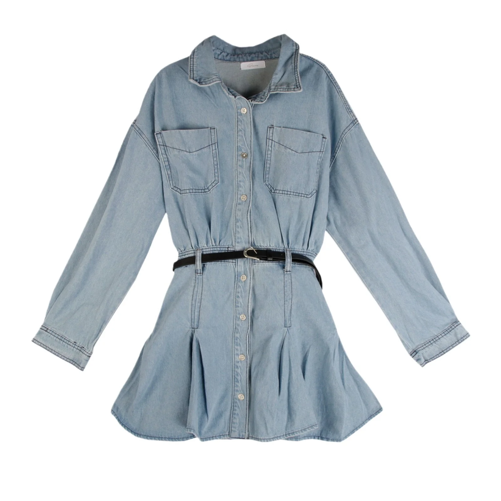 Jeanity Denim – Button-Front Denim Shirt Dress – JeanityDenimButtonFrontDenimShirtDressFlat20260331060140png