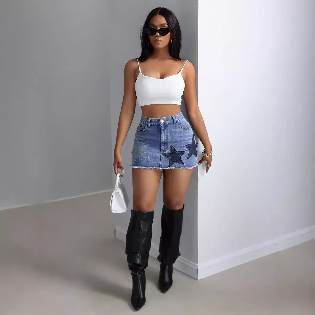 Jeanity Denim – Denim Bodycon Skirt - High-Waisted Star Detail – JeanityDenimDenimBodyconSkirtHighWaistedStarDetailDenimBodyconSkirtHighWaistedStarDetailJeanity20260214073028jpg