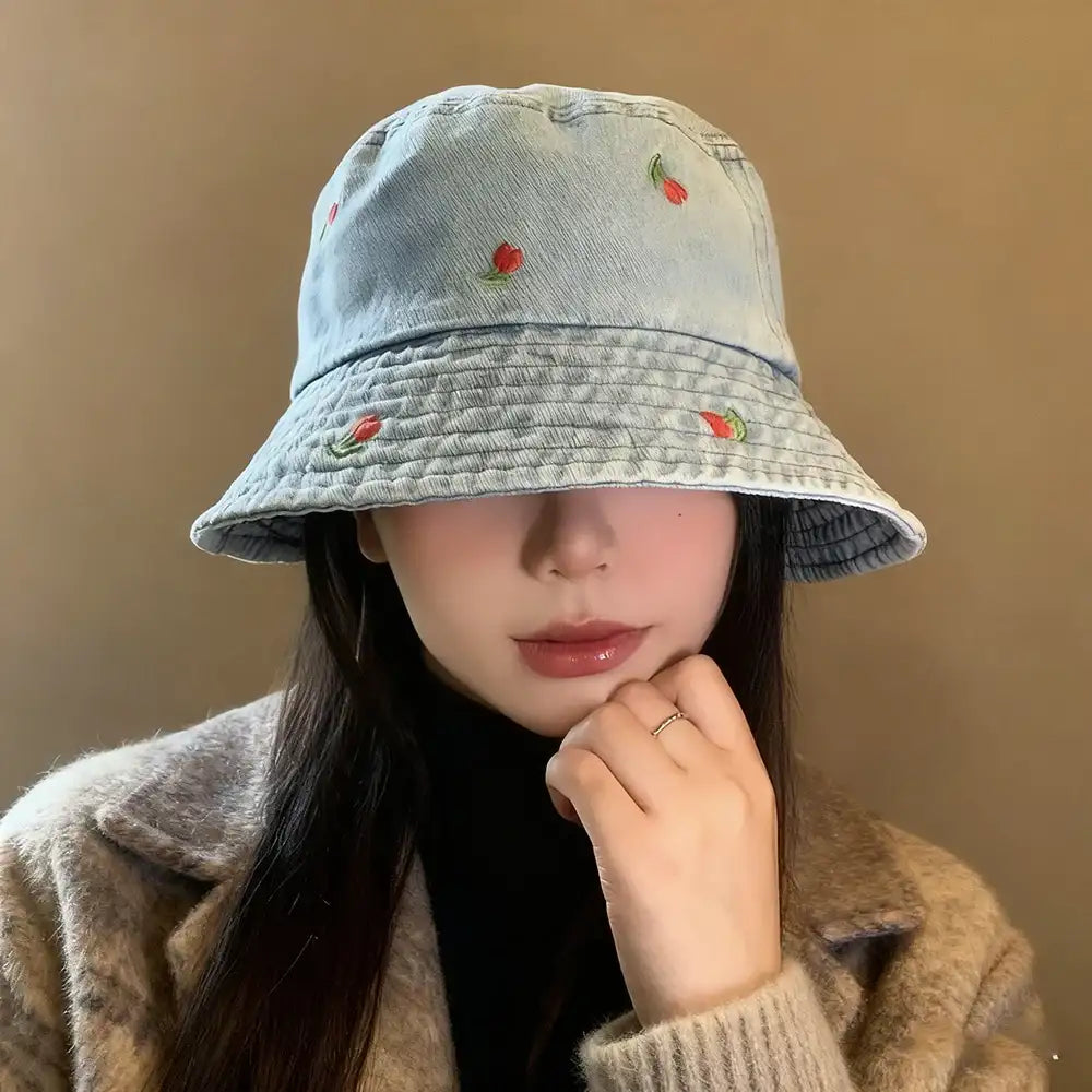 Jeanity Denim – Embroidery Denim Bucket Hat – JeanityDenimEmbroideryDenimBucketHatEmbroideryDenimBucketHat20260426124452webp