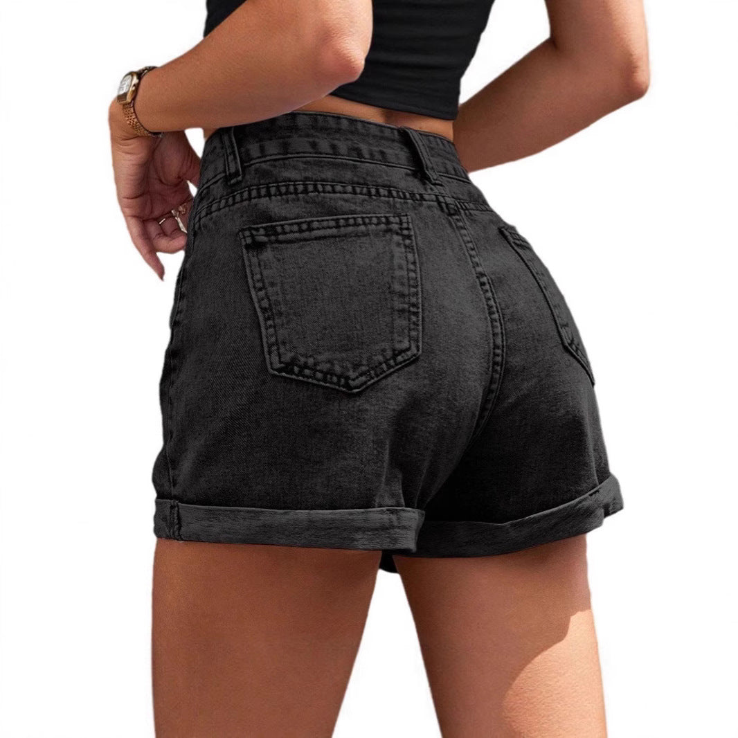 Jeanity Denim – Flattering High Rise Denim Shorts – JeanityDenimFlatteringHighRiseDenimShortsClose20260215122846jpg