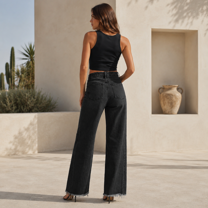 Jeanity Denim – High Waist Wide Leg Women's Denim Jeans – JeanityDenimHighWaistWideLegWomensDenimJeansView1120260512153835png