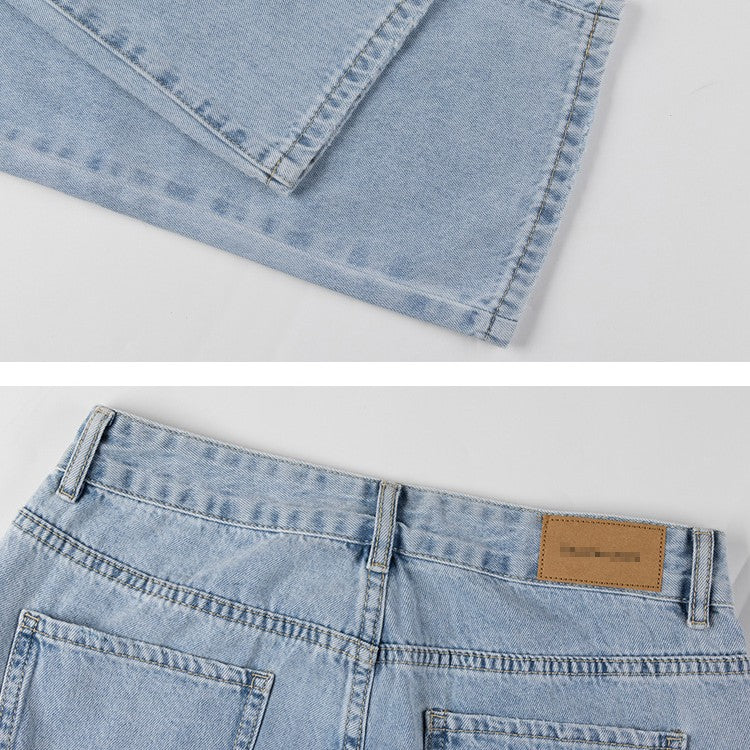 Jeanity Denim – Light Blue Ripped Jeans - High-Waisted Urban Style – JeanityDenimLightBlueRippedJeansHighWaistedUrbanStyleSide20260215141546jpg