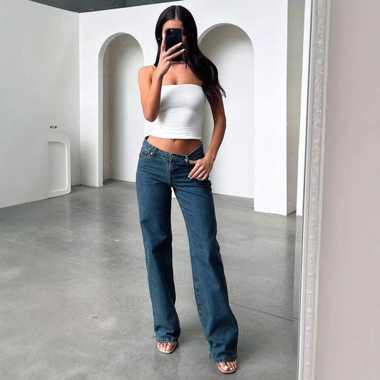 Jeanity Denim – Low Rise Straight Leg Jeans – JeanityDenimLowRiseStraightLegJeansBack20260412023343webp