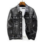 Jeanity Denim – Men's Casual Classic Denim Jacket – JeanityDenimMensCasualClassicDenimJacketBlackdenimjacketonahangerwithawhitetshirtunderneathagainstagraybackground20260217031002jpg