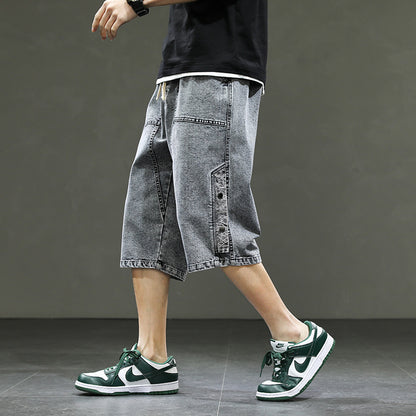 Jeanity Denim – Men's Casual Denim Jorts - Loose Fit Jean Shorts – JeanityDenimMensCasualDenimJortsLooseFitJeanShortsSide20260305135919jpg