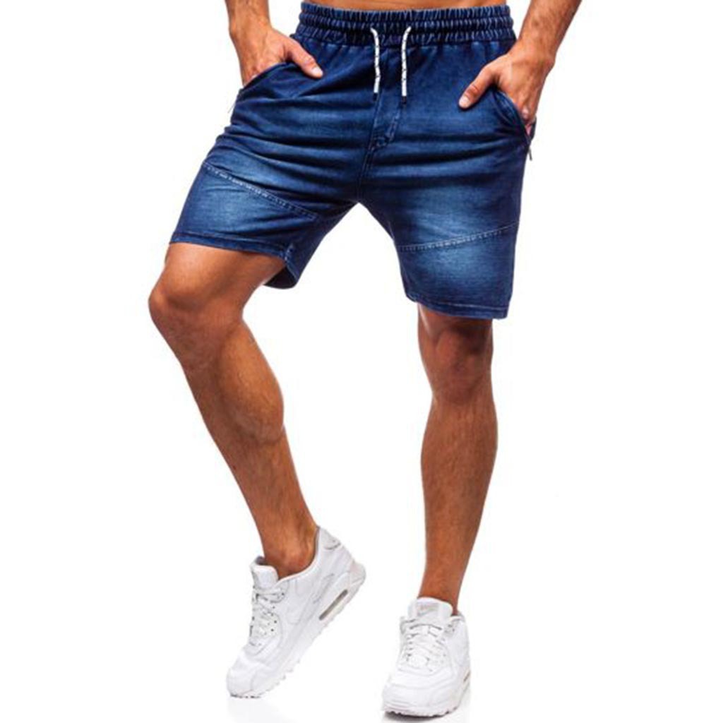 Jeanity Denim – Men's Casual Elastic Waist Denim Shorts – JeanityDenimMensCasualElasticWaistDenimShortsBack20260221131101jpg