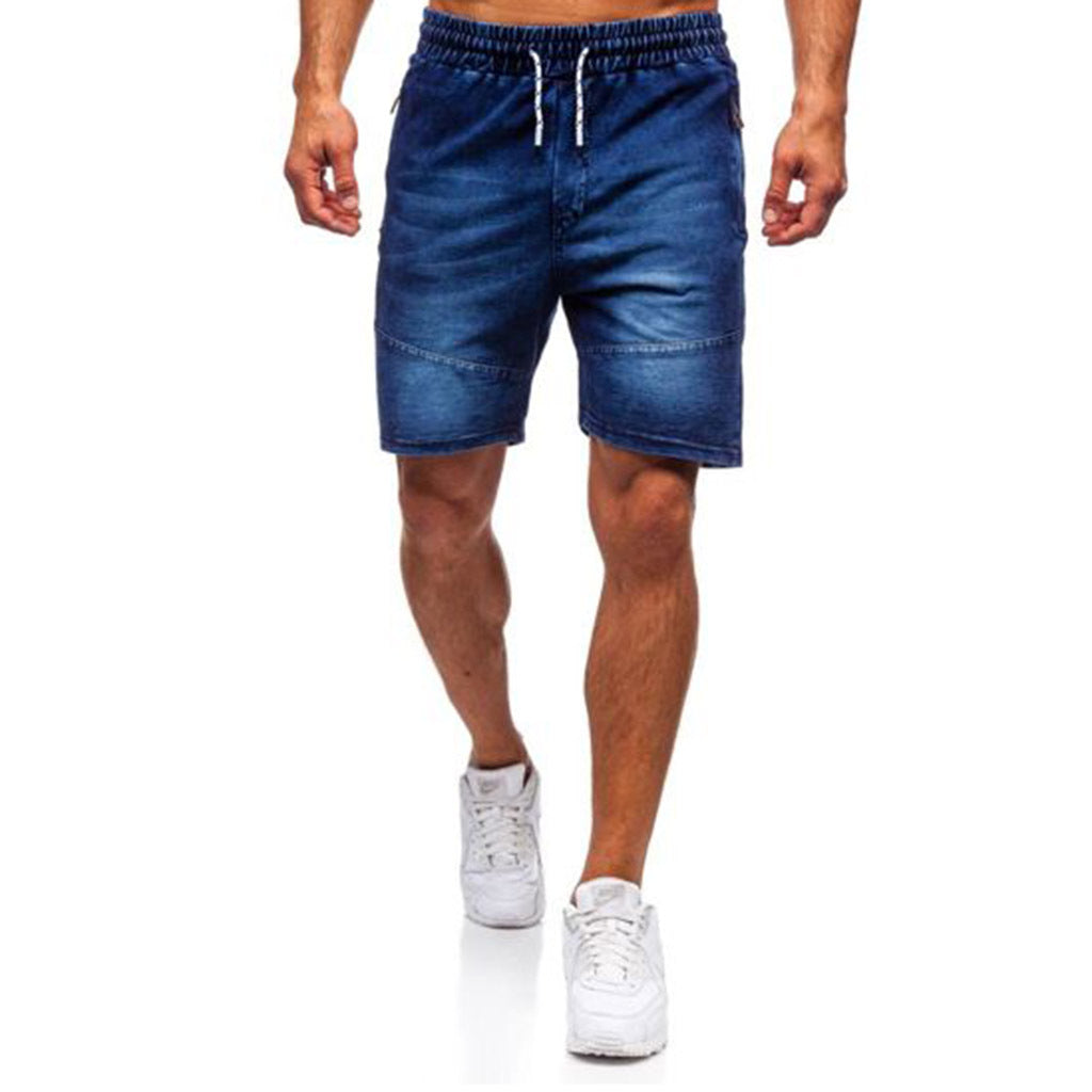 Jeanity Denim – Men's Casual Elastic Waist Denim Shorts – JeanityDenimMensCasualElasticWaistDenimShortsFront20260221131059jpg