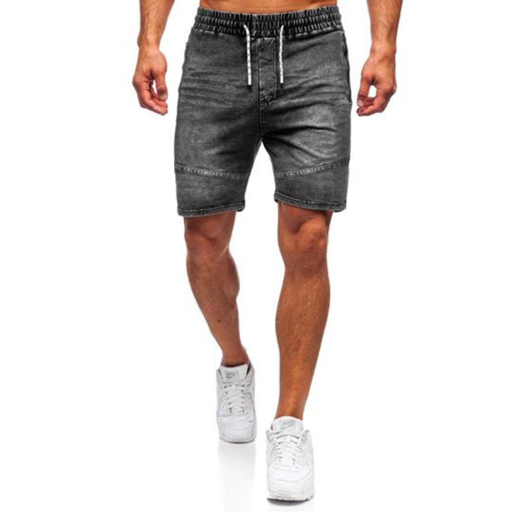 Jeanity Denim – Men's Casual Elastic Waist Denim Shorts – JeanityDenimMensCasualElasticWaistDenimShortsLifestyle20260221131104jpg