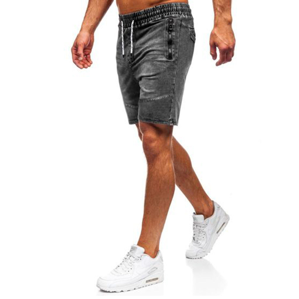 Jeanity Denim – Men's Casual Elastic Waist Denim Shorts – JeanityDenimMensCasualElasticWaistDenimShortsSide20260221131102jpg