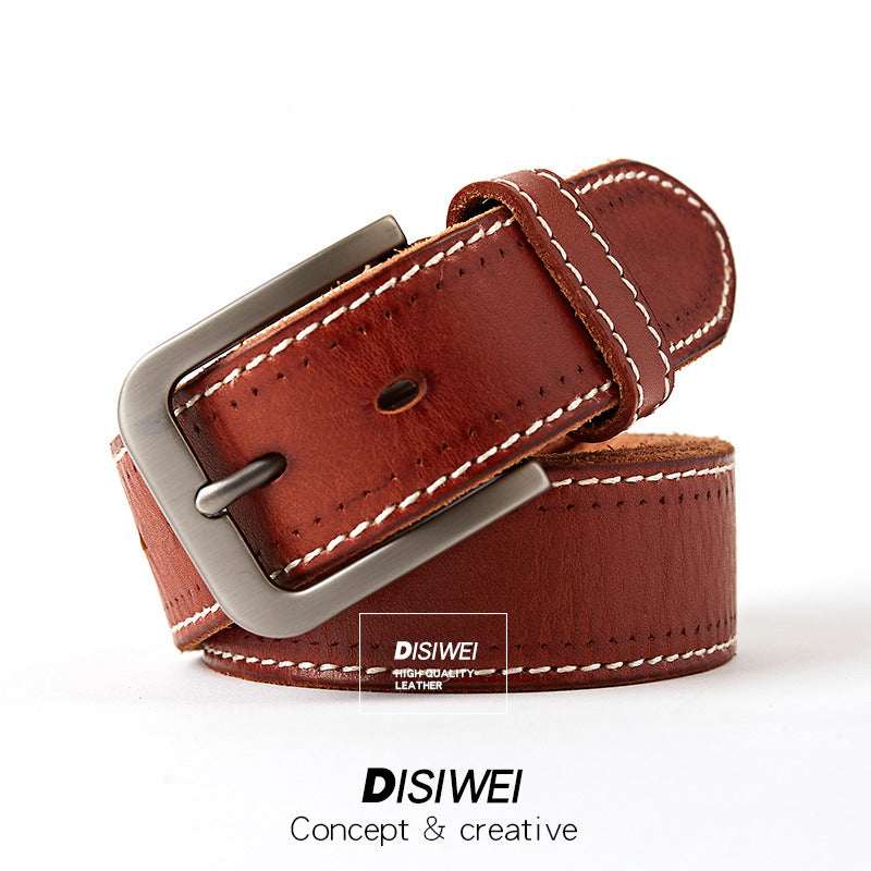 Jeanity Denim – Men's Casual Washed Leather Belt with Pin Buckle – JeanityDenimMensCasualWashedLeatherBeltwithPinBuckleMensCasualWashedLeatherBeltwithPinBuckle20260426131629jpg