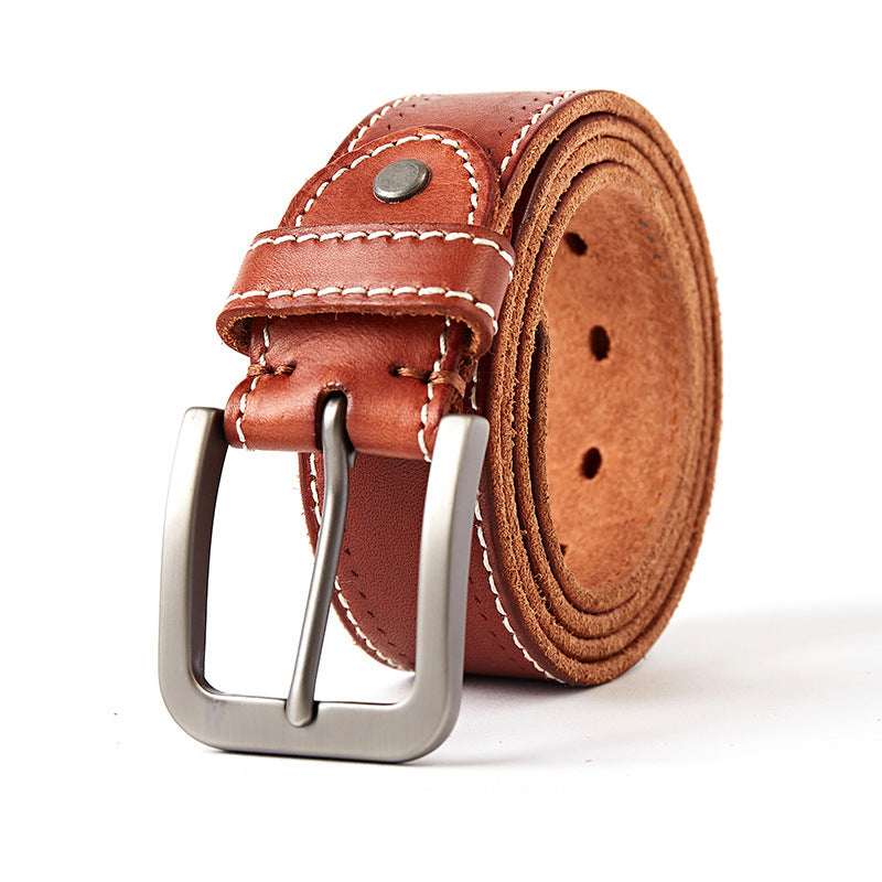 Jeanity Denim – Men's Casual Washed Leather Belt with Pin Buckle – JeanityDenimMensCasualWashedLeatherBeltwithPinBuckleMensCasualWashedLeatherBeltwithPinBuckle20260426131640jpg