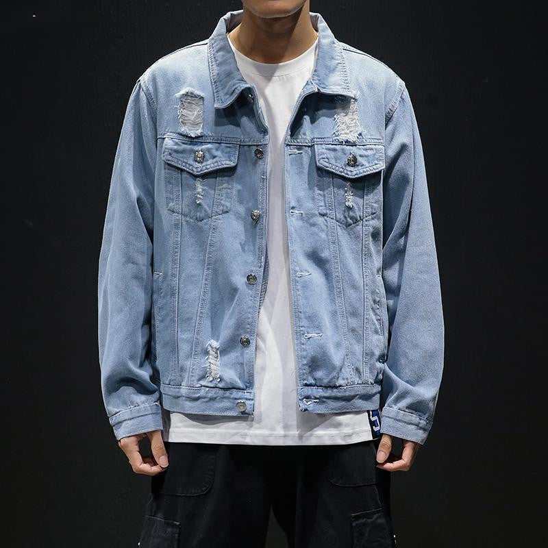 Jeanity Denim – Men's Classic Cotton Blend Denim Jacket – JeanityDenimMensClassicCottonBlendDenimJacketDetail20260217030850jpg