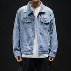 Jeanity Denim – Men's Classic Cotton Blend Denim Jacket – JeanityDenimMensClassicCottonBlendDenimJacketDetail20260217030850jpg