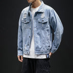 Jeanity Denim – Men's Classic Cotton Blend Denim Jacket – JeanityDenimMensClassicCottonBlendDenimJacketSide20260217030849jpg
