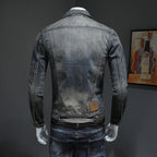 Jeanity Denim – Men's Classic Denim Jacket - Dark Blue – JeanityDenimMensClassicDenimJacketDarkBlueDenimjacketdisplayedonamannequinagainstadarkbackground20260217032150jpg