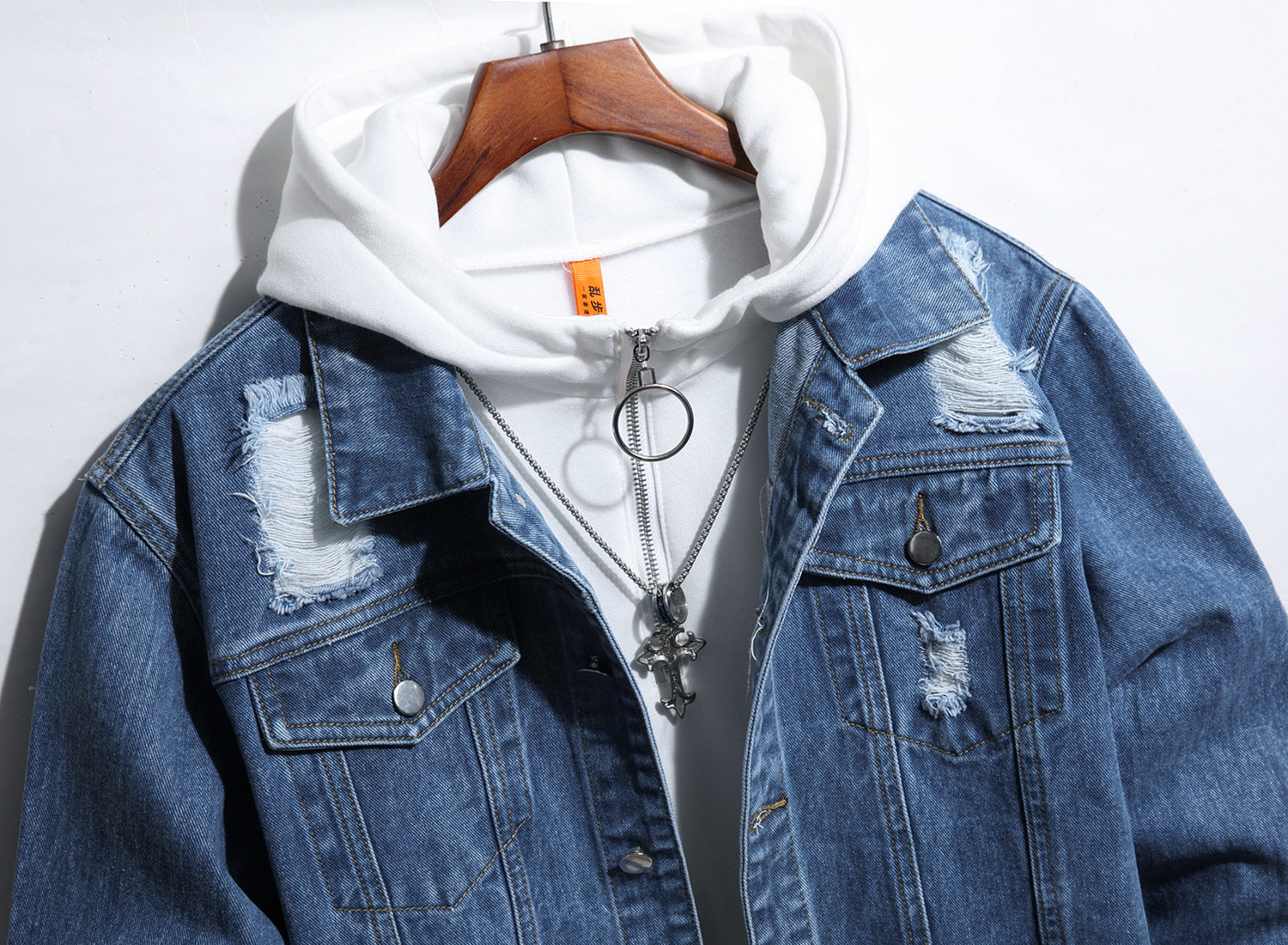 Jeanity Denim – Men's Classic Trend Denim Jacket – JeanityDenimMensClassicTrendDenimJacketDenimjacketwithdistresseddetailsonawhitebackground20260217032109jpg