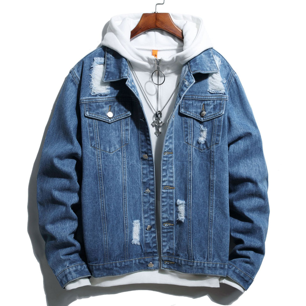 Jeanity Denim – Men's Classic Trend Denim Jacket – JeanityDenimMensClassicTrendDenimJacketDetail20260217032111jpg