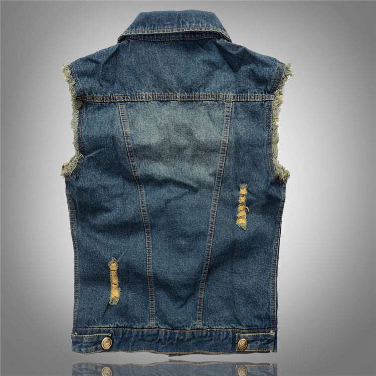 Jeanity Denim – Men's Distressed Denim Vest – JeanityDenimMensDistressedDenimVestMensWashedDenimVestwithPatchPockets20260426133230jpg