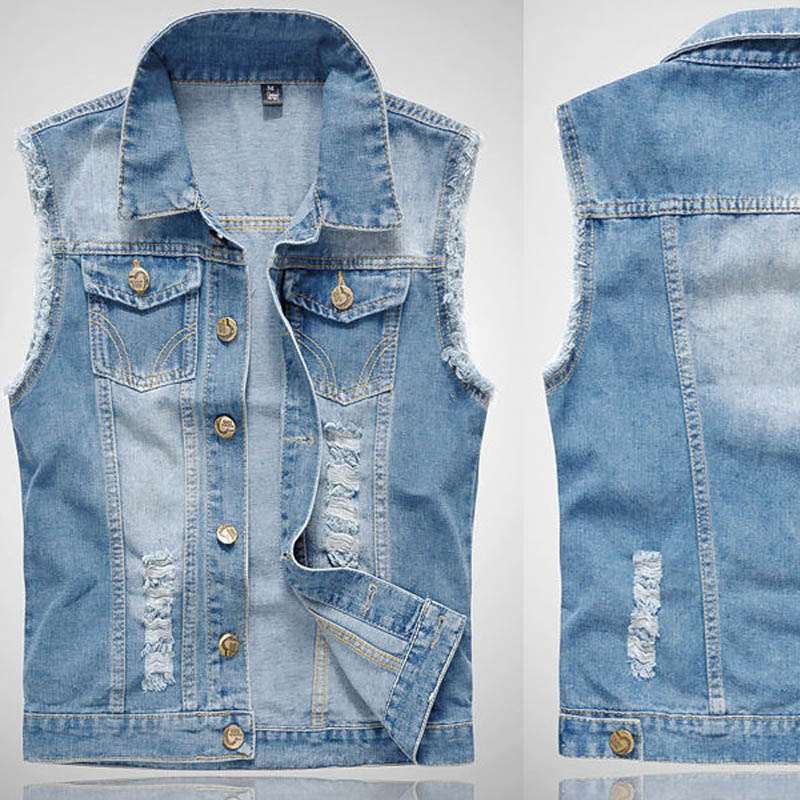 Jeanity Denim – Men's Distressed Denim Vest – JeanityDenimMensDistressedDenimVestMensWashedDenimVestwithPatchPockets20260426133234jpg