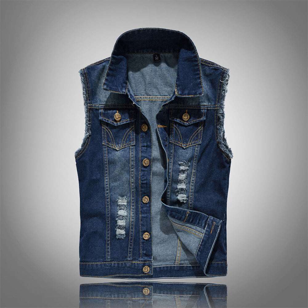 Jeanity Denim – Men's Distressed Denim Vest – JeanityDenimMensDistressedDenimVestMensWashedDenimVestwithPatchPockets20260426133245jpg