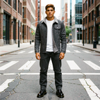 Thick Fleece-lined Denim Jacket