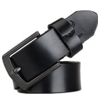 Jeanity Denim – Men's Genuine Cowhide Leather Belt – JeanityDenimMensGenuineCowhideLeatherBeltFront20260311134616jpg