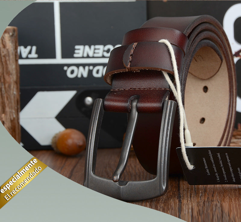 Jeanity Denim – Men's Genuine Cowhide Leather Belt – JeanityDenimMensGenuineCowhideLeatherBeltView820260311134625jpg