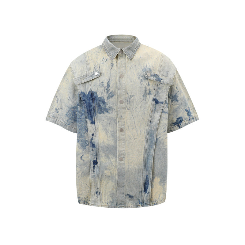 Jeanity Denim – Men's Gradient-Wash Denim Shirt & Shorts Set – JeanityDenimMensGradientWashDenimShirtShortsSetView1020260216125600jpg