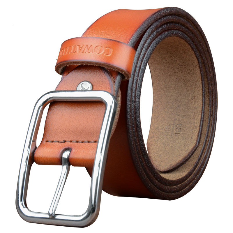 Jeanity Denim – Men's Leather Business Belt – JeanityDenimMensLeatherBusinessBeltClose20260311134718jpg