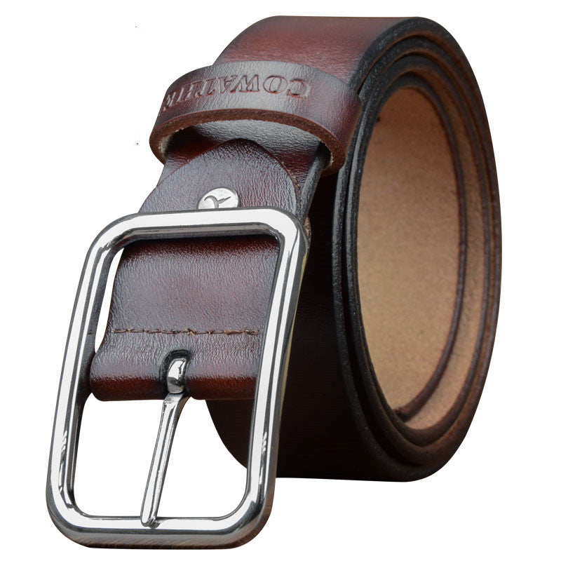 Jeanity Denim – Men's Leather Business Belt – JeanityDenimMensLeatherBusinessBeltFront20260311134713jpg