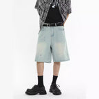 Jeanity Denim – Men's Loose-Fit Denim Shorts – JeanityDenimMensLooseFitDenimShortsDetail20260221131329jpg