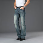 Jeanity Denim – Men's Retro Bootcut Flared Denim Jeans – JeanityDenimMensRetroBootcutFlaredDenimJeansMensRetroBootcutFlaredDenimJeansLegDetail20260326222832jpg
