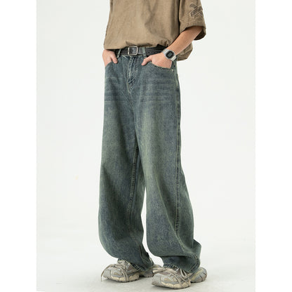 Jeanity Denim – Men's Retro Wide-Leg Distressed Denim Jeans – JeanityDenimMensRetroWideLegDistressedDenimJeansFlat20260215145330jpg