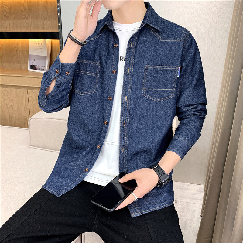Jeanity Denim – Men's Sand-Washed Denim Shirt - Slim Fit – JeanityDenimMensSandWashedDenimShirtSlimFitBack20260216125513jpg