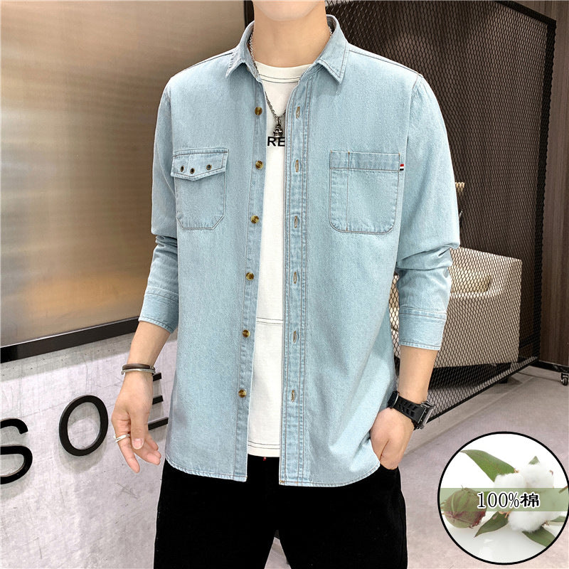 Jeanity Denim – Men's Sand-Washed Denim Shirt - Slim Fit – JeanityDenimMensSandWashedDenimShirtSlimFitView820260216125519jpg