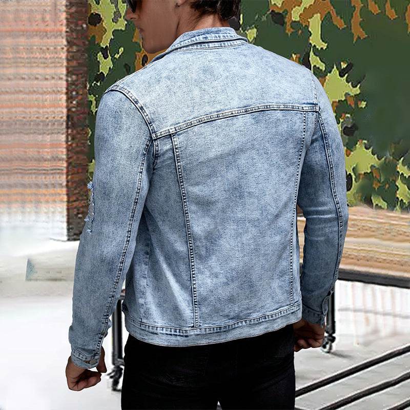 Jeanity Denim – Men's Slim Fit Denim Jacket - Blue – JeanityDenimMensSlimFitDenimJacketBlueBack20260216125624jpg