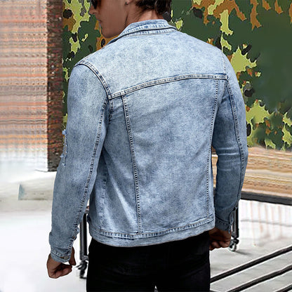 Jeanity Denim – Men's Slim Fit Denim Jacket - Blue – JeanityDenimMensSlimFitDenimJacketBlueBack20260216125624jpg