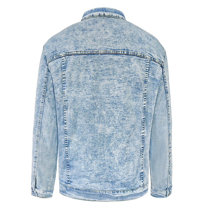 Jeanity Denim – Men's Slim Fit Denim Jacket - Blue – JeanityDenimMensSlimFitDenimJacketBlueDetail20260216125626jpg