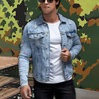 Jeanity Denim – Men's Slim Fit Denim Jacket - Blue – JeanityDenimMensSlimFitDenimJacketBlueFlat20260216125628jpg
